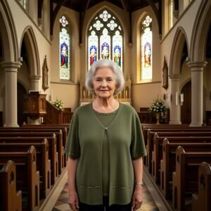 Vintage Northern Reflections Women L Country Grannycore Knit Sweater RamieCotton